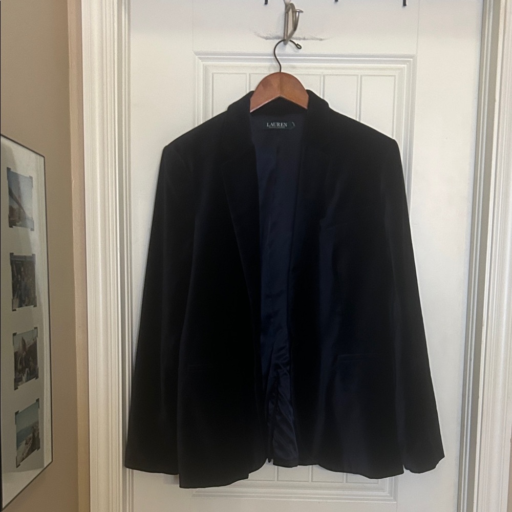 Ralph Lauren Classic Dark Navy Blue Blazer
